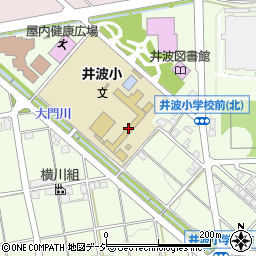 井波小学校周辺の地図