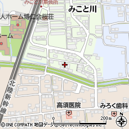 長野県長野市みこと川9周辺の地図