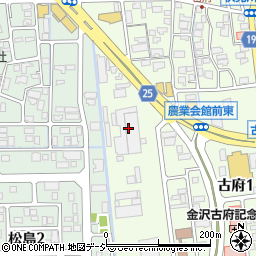 石川県農業会館　ＪＡバンク石川信連農業金融センター周辺の地図