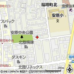石川県金沢市福増町北1280周辺の地図