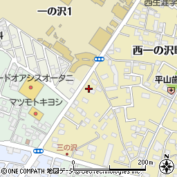 栃木県宇都宮市西一の沢町13-42周辺の地図