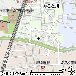 長野県長野市みこと川10周辺の地図