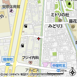 石川県金沢市福増町北1446周辺の地図