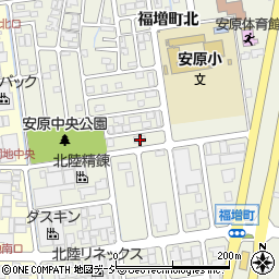 石川県金沢市福増町北1282周辺の地図