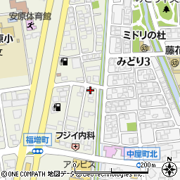 石川県金沢市福増町北1426周辺の地図