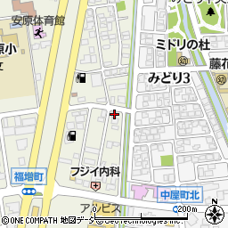 石川県金沢市福増町北1426周辺の地図