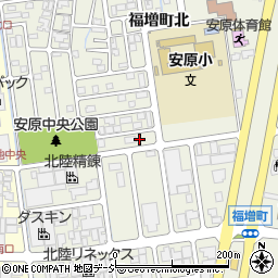 石川県金沢市福増町北1284周辺の地図