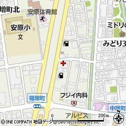 石川県金沢市福増町北1401周辺の地図