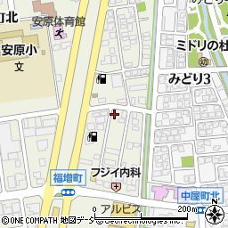 石川県金沢市福増町北1403周辺の地図