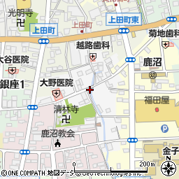 栃木県鹿沼市末広町周辺の地図