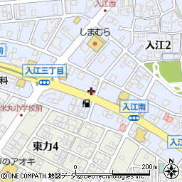 なか卯金沢入江店周辺の地図