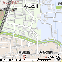 長野県長野市みこと川19周辺の地図