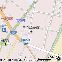 中ノ江地域資源保存会周辺の地図