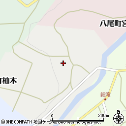 富山県富山市八尾町柚木230周辺の地図
