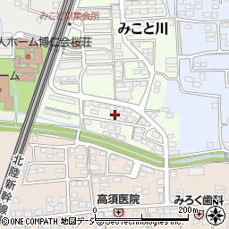 長野県長野市みこと川16周辺の地図