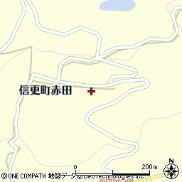 長野県長野市信更町赤田862周辺の地図