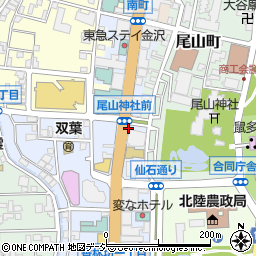 石川県金沢市南町周辺の地図