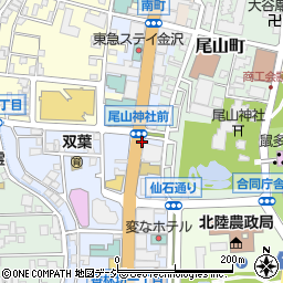 石川県金沢市南町周辺の地図