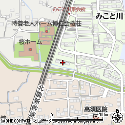 長野県長野市みこと川106周辺の地図