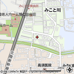 長野県長野市みこと川14周辺の地図