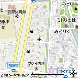 石川県金沢市福増町北1366周辺の地図