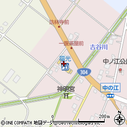 道の駅福光・なんと一福茶屋周辺の地図