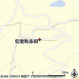 長野県長野市信更町赤田860周辺の地図