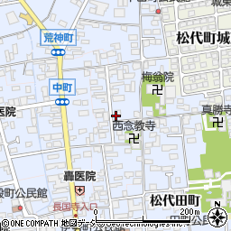 長野県長野市松代町松代肴町周辺の地図