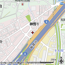 蔵王産業株式会社　金沢営業所周辺の地図