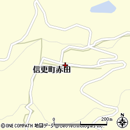 長野県長野市信更町赤田858周辺の地図