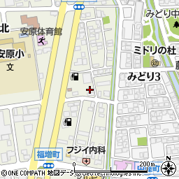 石川県金沢市福増町北1367周辺の地図
