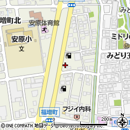 石川県金沢市福増町北1361周辺の地図