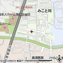 長野県長野市みこと川25周辺の地図