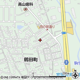 栃木県宇都宮市鶴田町1977周辺の地図