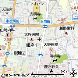 栃木県鹿沼市上田町1883周辺の地図