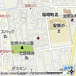 石川県金沢市福増町北1257周辺の地図