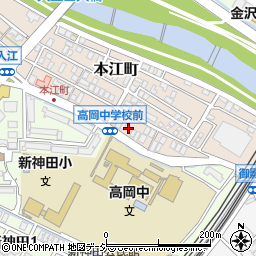 株式会社黒川製作所　金沢営業所周辺の地図