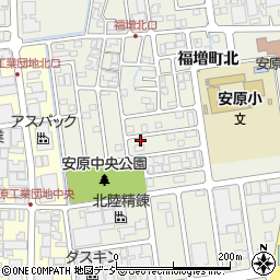 石川県金沢市福増町北1243周辺の地図