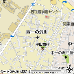 栃木県宇都宮市西一の沢町15-20周辺の地図