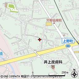 栃木県鹿沼市上野町364周辺の地図