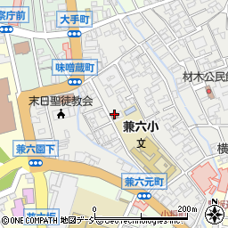 味噌蔵町公民館周辺の地図