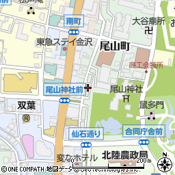 石川県金沢市尾山町12-3周辺の地図