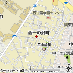栃木県宇都宮市西一の沢町15-23周辺の地図