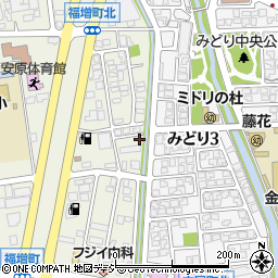 石川県金沢市福増町北634-5周辺の地図