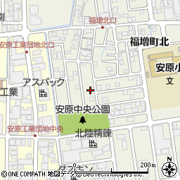 石川県金沢市福増町北1215周辺の地図
