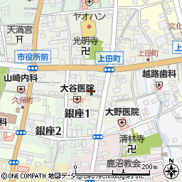 栃木県鹿沼市上田町1887周辺の地図
