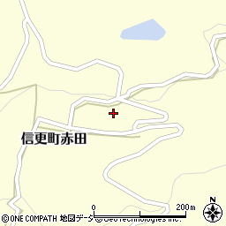 長野県長野市信更町赤田492周辺の地図