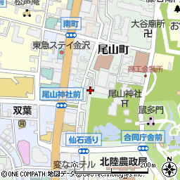 石川県金沢市尾山町12-19周辺の地図