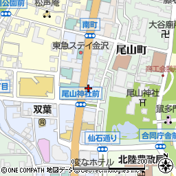 株式会社カワイ楽器製作所　金沢店周辺の地図