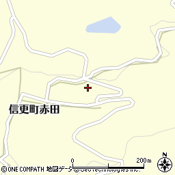 長野県長野市信更町赤田493周辺の地図